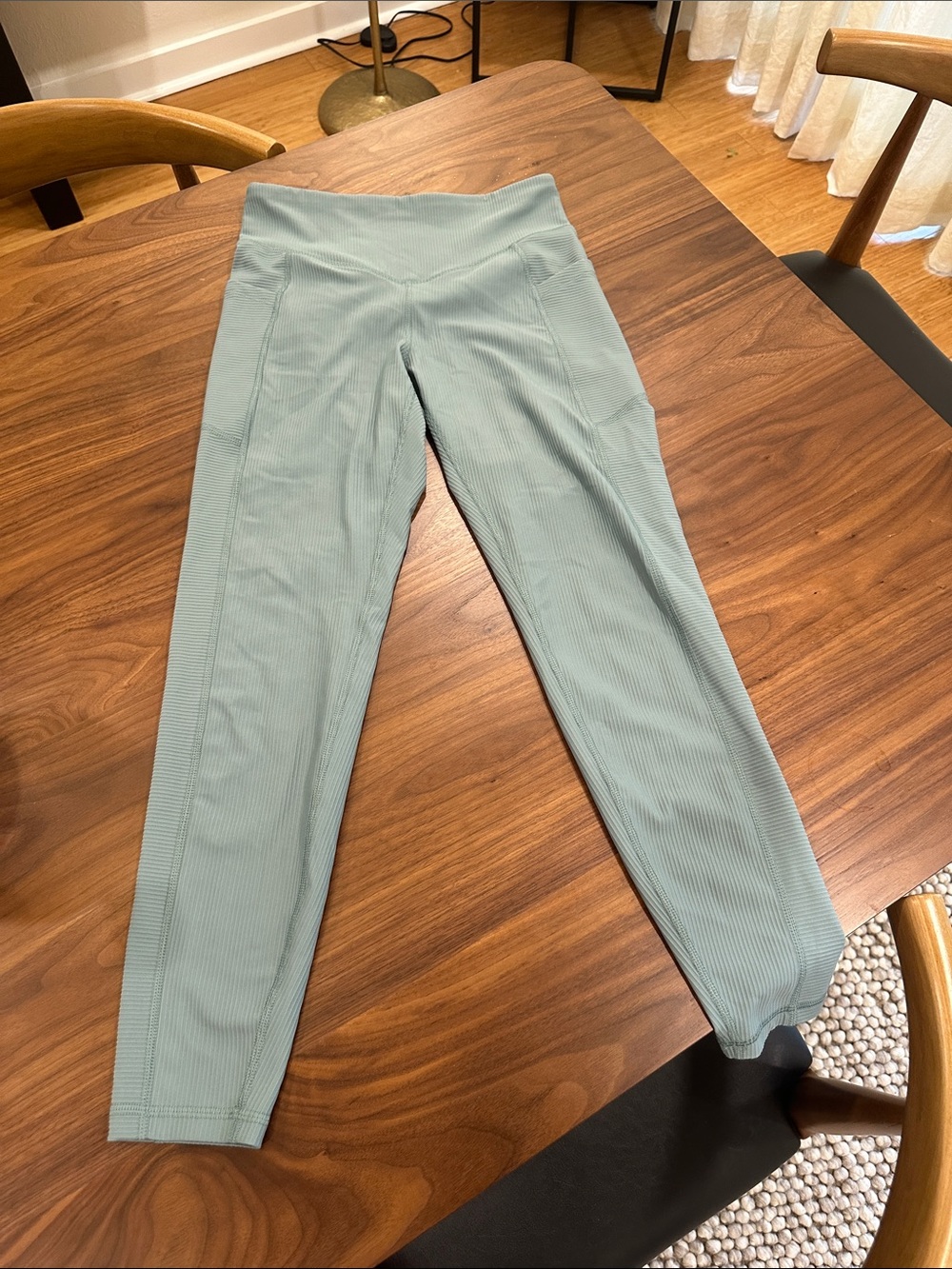 Old Navy Ribbed High-Waist Leggings - Sage